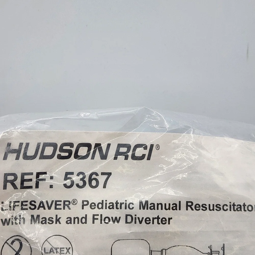 Hudson RCI Lifesaver Pediatric Manual Resuscitator Ref 5367 Mask Flow Diverter‎